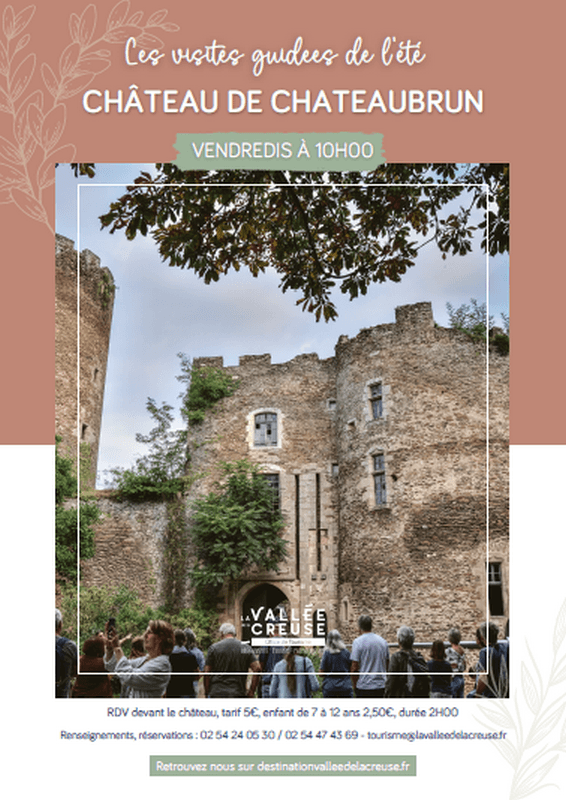 Illustration de l'événement : Visite du Château de Châteaubrun
