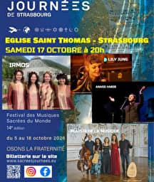 Illustration de l'événement : Concert 8 : IRMOS, les voix de l'Orient - ANASS HABIB et LILY JUNG