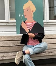 Illustration de l'événement : "Comment je me vois" Atelier de papiers découpés avec Anna Sommer