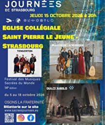 Illustration de l'événement : 3 ensembles : PLAISIRS DE MUSIQUE - TENGERTON - DULCI JUBILO