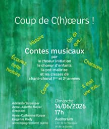 Illustration de l'événement : Coup de C(h)œurs ! #3