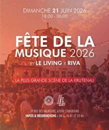 Illustration de l'événement : Fête de la Musique 2026 - Living X Riva