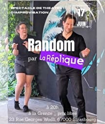 Illustration de l'événement : Random ! Spectacle d'impro par La Réplique