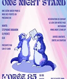 Illustration de l'événement : One night stand à l'Orée ! Scène queer pour le mois des fiertés