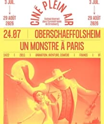 Illustration de l'événement : CINE PLEIN AIR ! - OBERSCHAEFFOLSHEIM - UN MONSTRE A PARIS