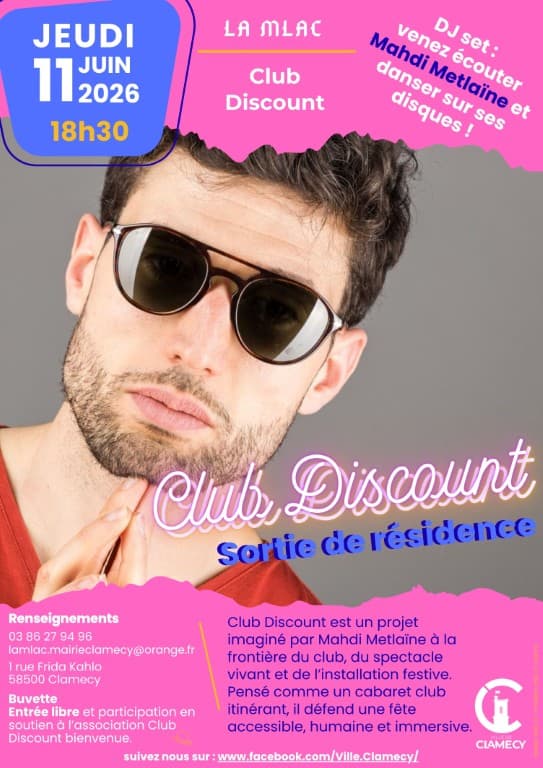 Illustration de l'événement : Sortie de résidence : Club Discount