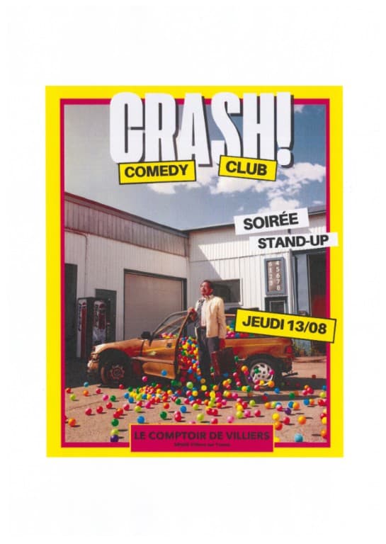 Illustration de l'événement : Le Comptoir de Villiers présente : Crash ! Comedy Club