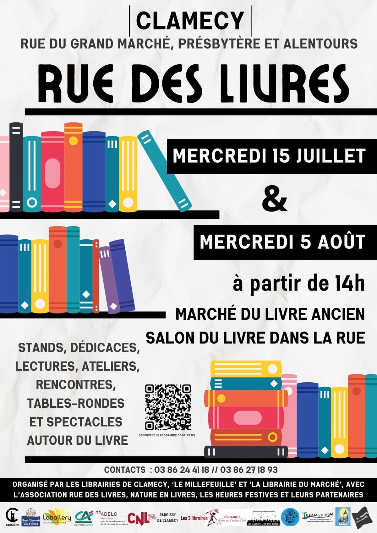 Illustration de l'événement : Rue des livres - 3ème édition