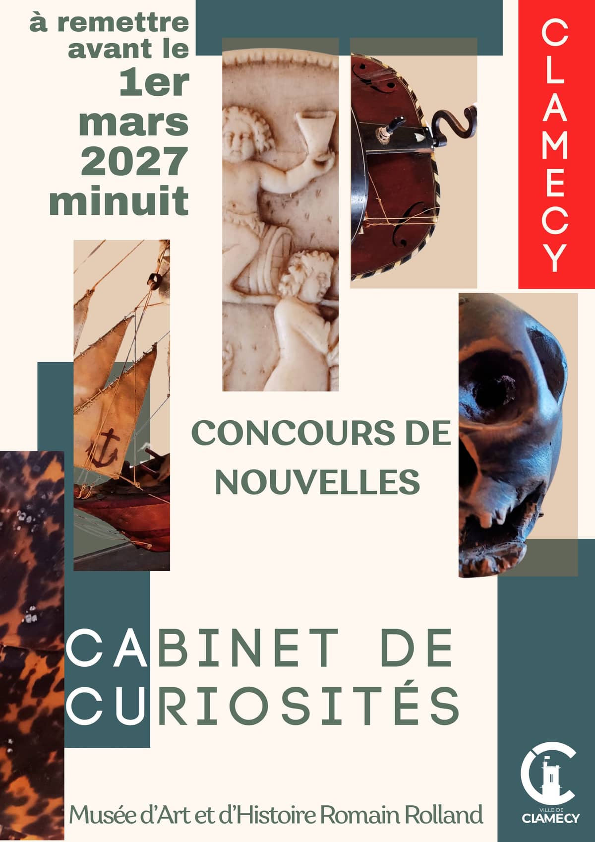 Illustration de l'événement : Concours de nouvelles dans le cadre de l'exposition "Cabinet de curiosités"