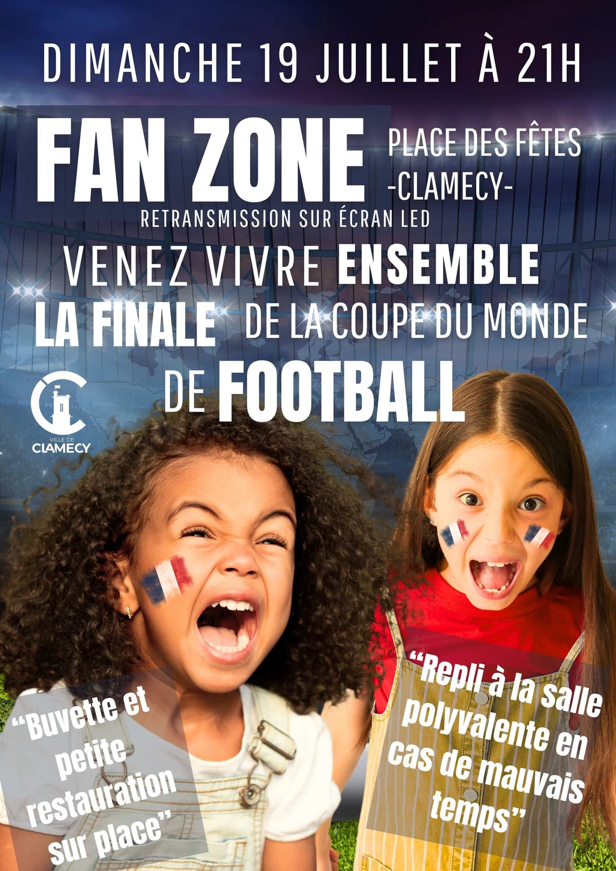 Illustration de l'événement : Fan Zone - Finale coupe du monde de football