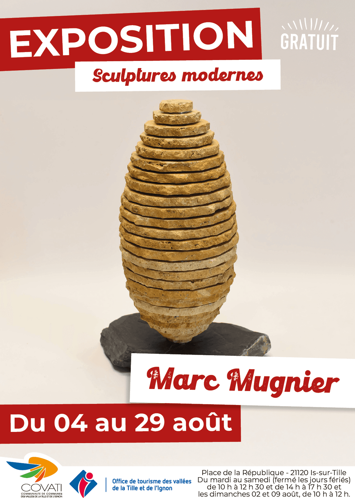 Illustration de l'événement : Exposition de sculptures modernes, par Marc Mugnier