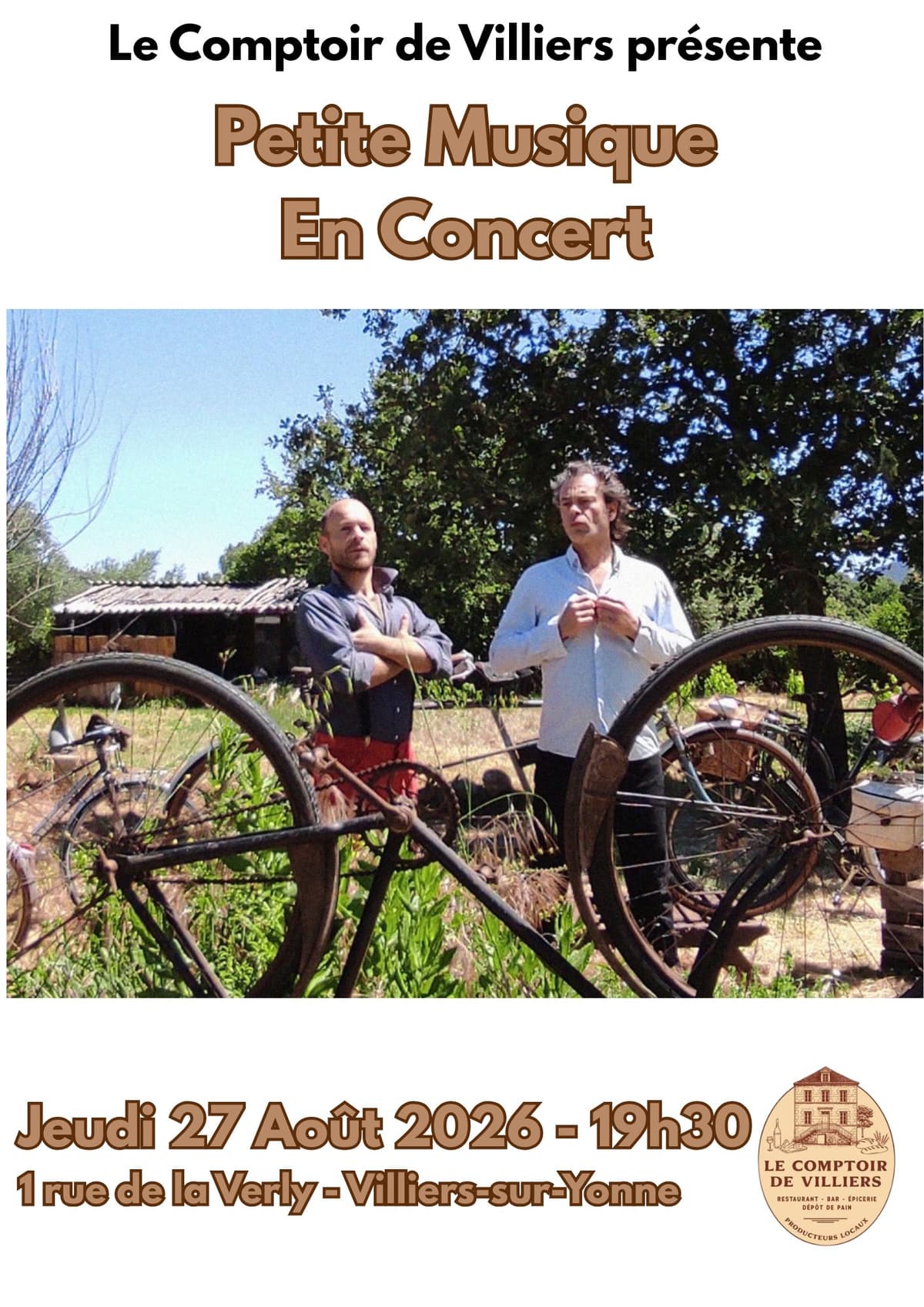 Illustration de l'événement : Le Comptoir de Villiers présente : Petite Musique en concert