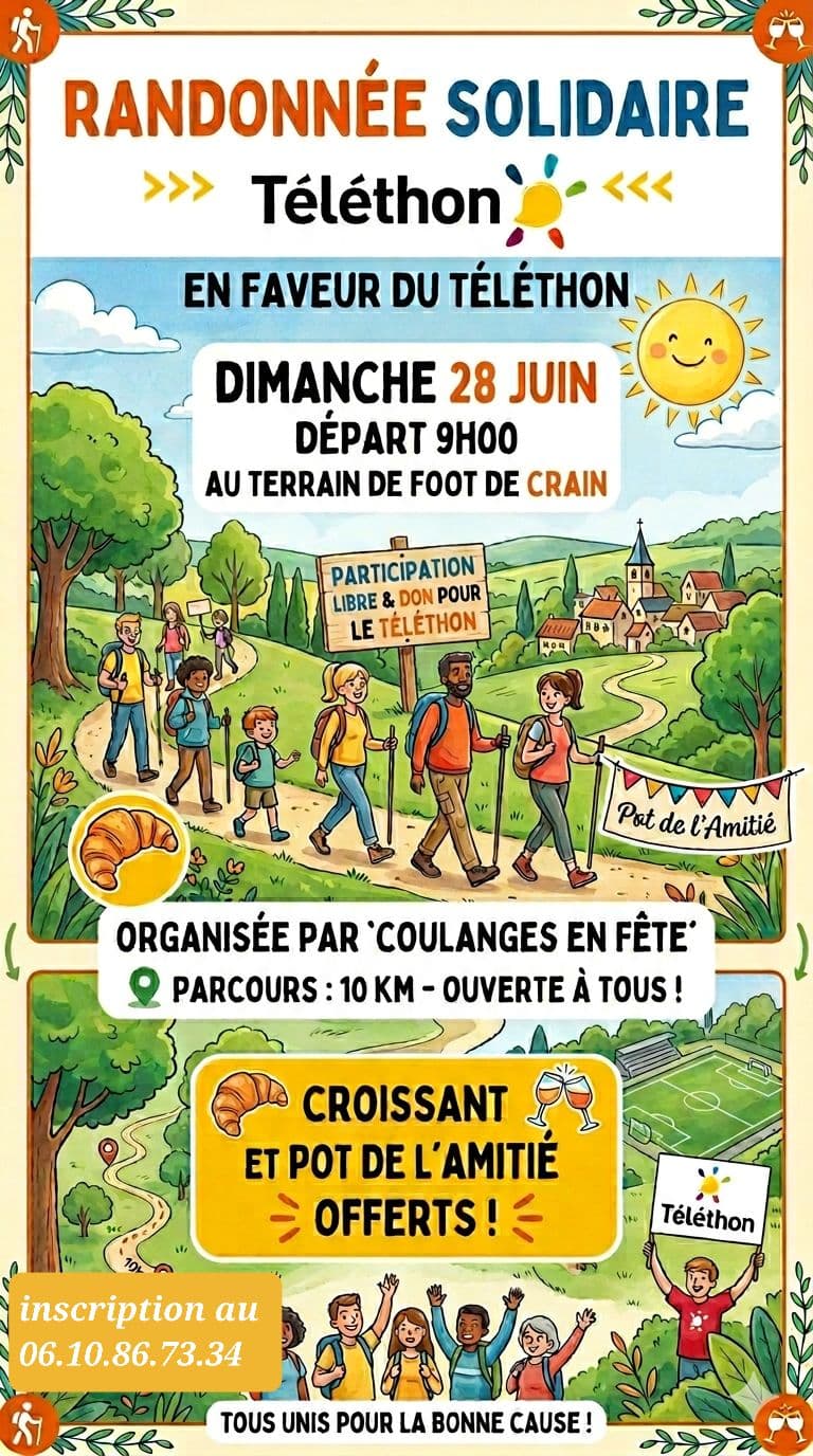 Illustration de l'événement : Randonnée solidaire en faveur du Téléthon