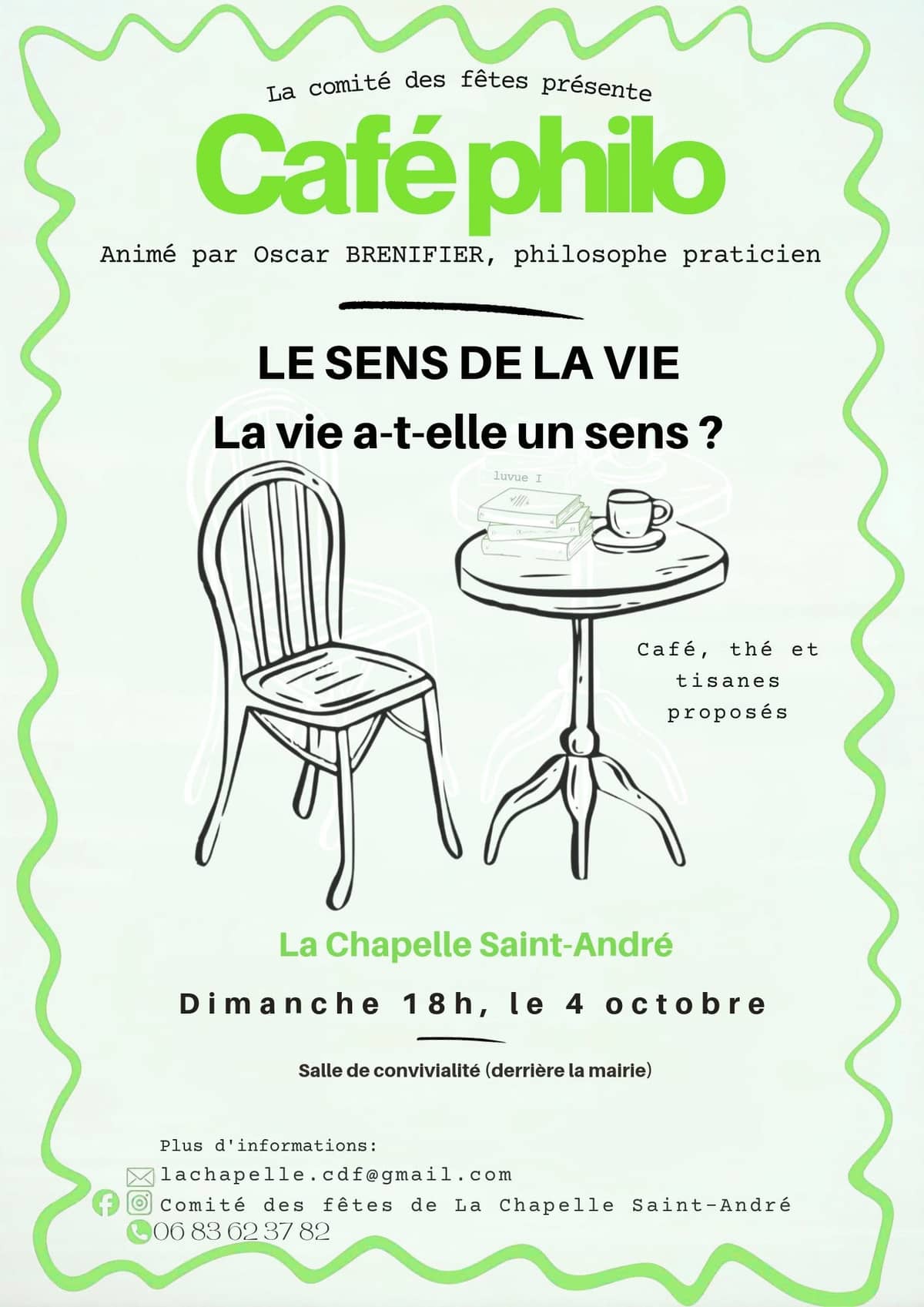 Illustration de l'événement : Café Philo - Le sens de la vie