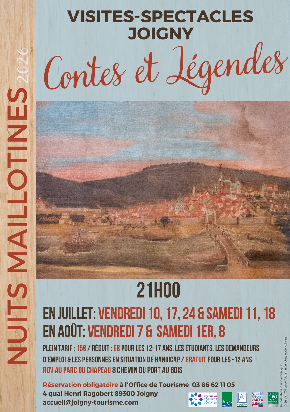 Illustration de l'événement : NUITS MAILLOTINES - JOIGNY "Contes et Légendes"