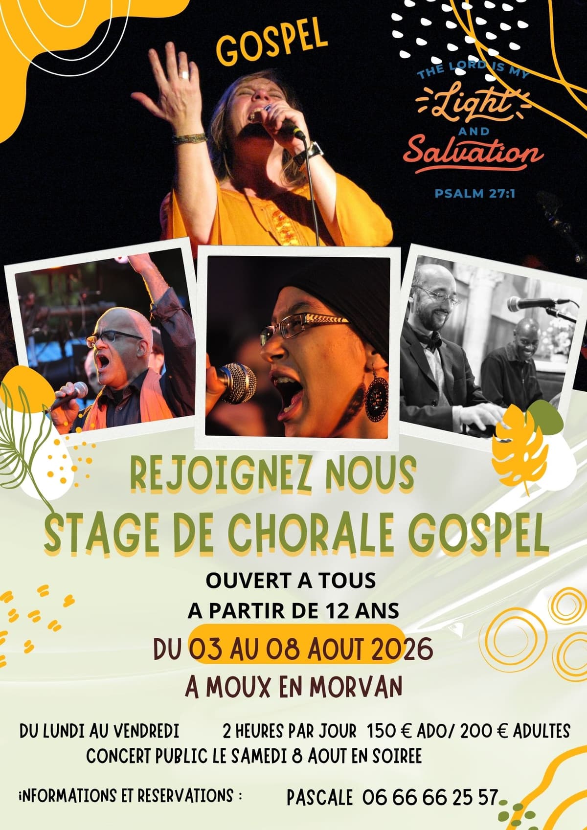 Illustration de l'événement : Stage de chorale gospel
