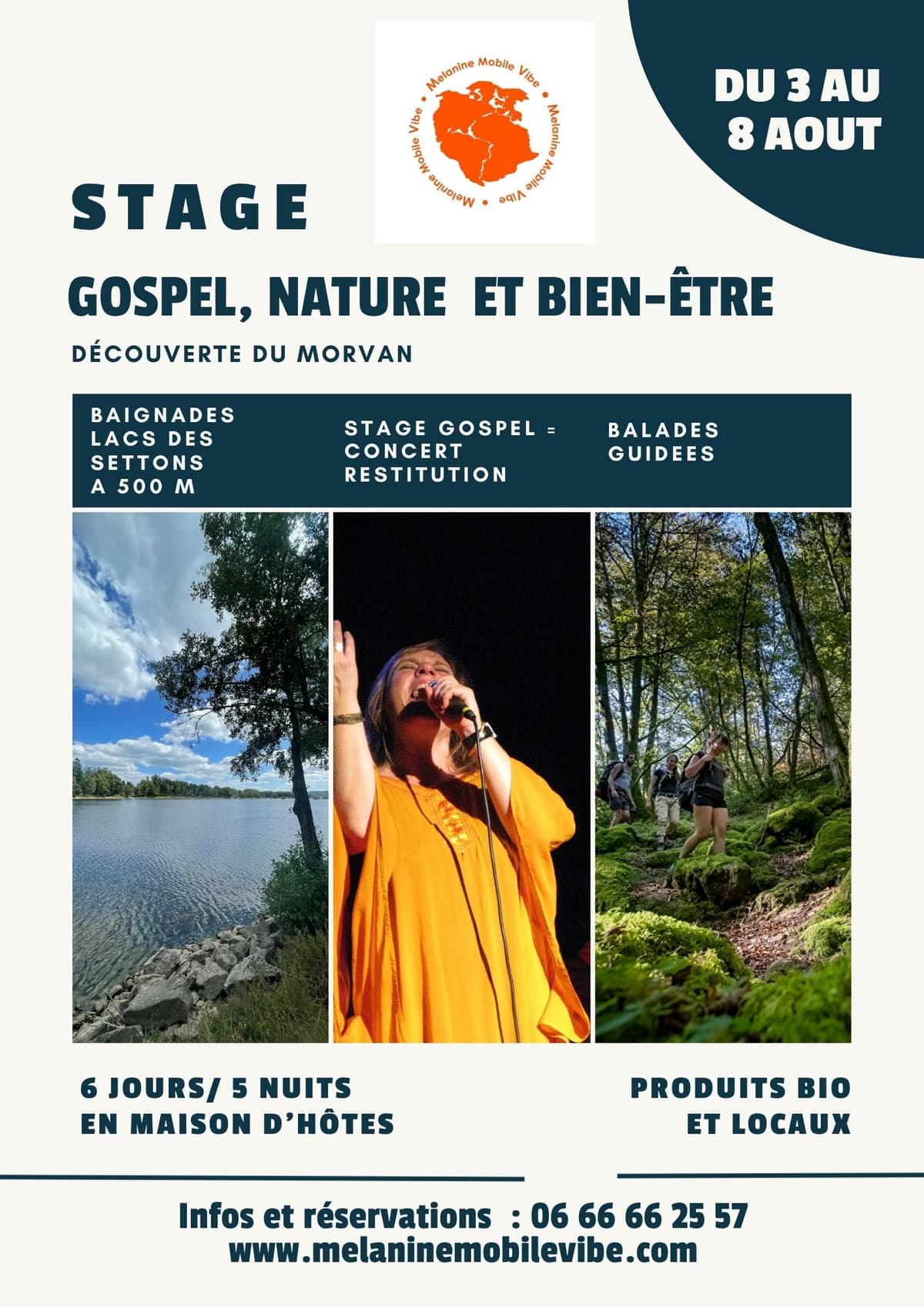Illustration de l'événement : Stage Gospel, Nature et Bien-être
