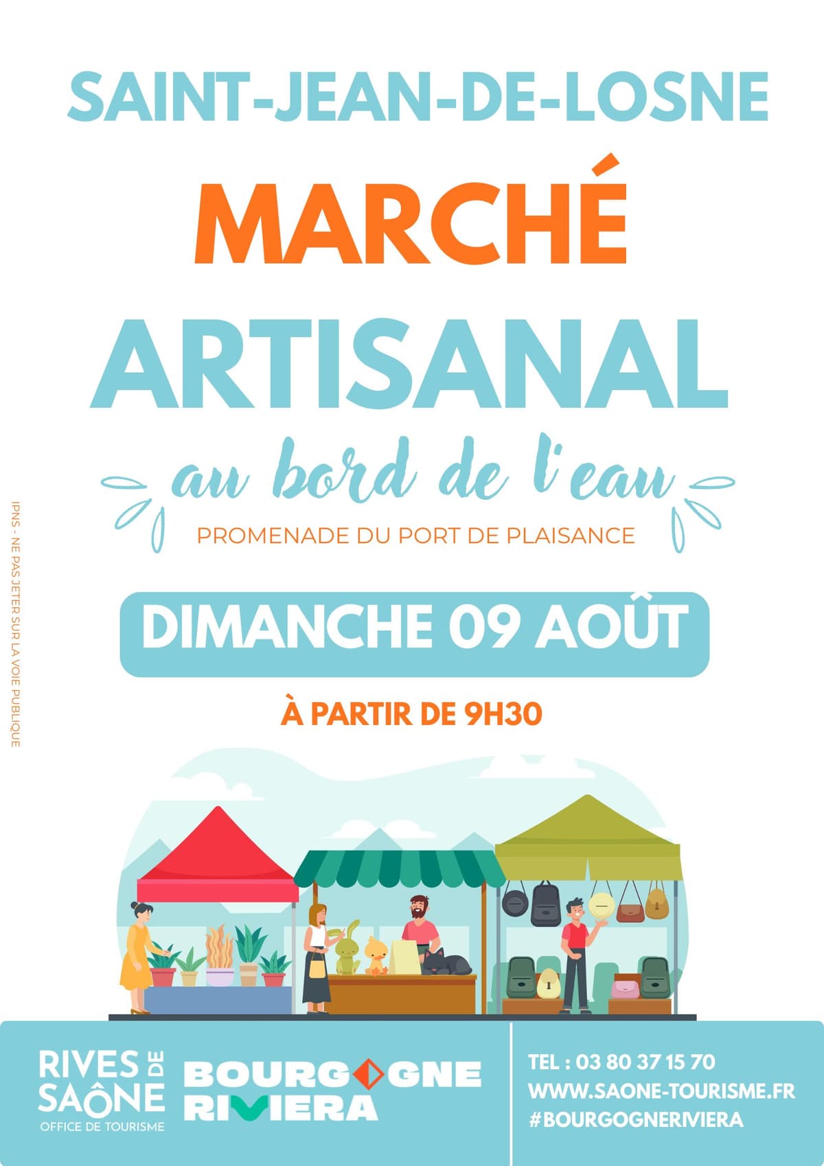 Illustration de l'événement : Marché artisanal "Au bord de l'eau"