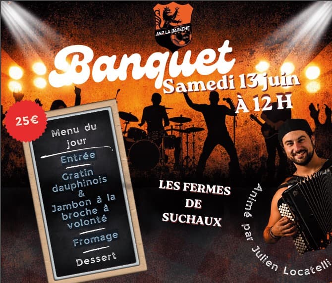 Illustration de l'événement : Banquet du Club de Foot ASP La Barèche
