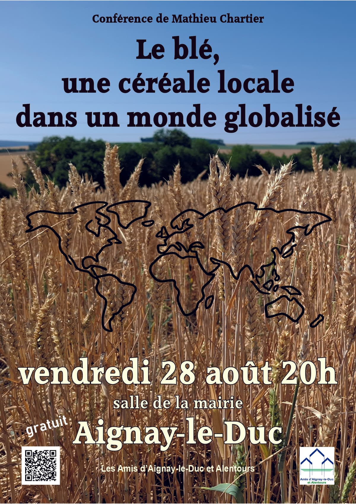 Illustration de l'événement : Conférence « Le blé, une céréale locale dans un monde globalisé »