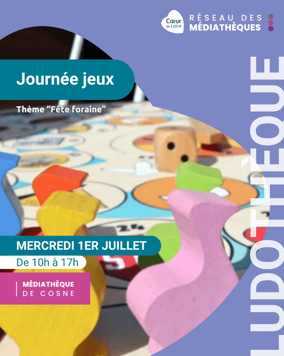 Illustration de l'événement : Journée jeux thème fête foraine