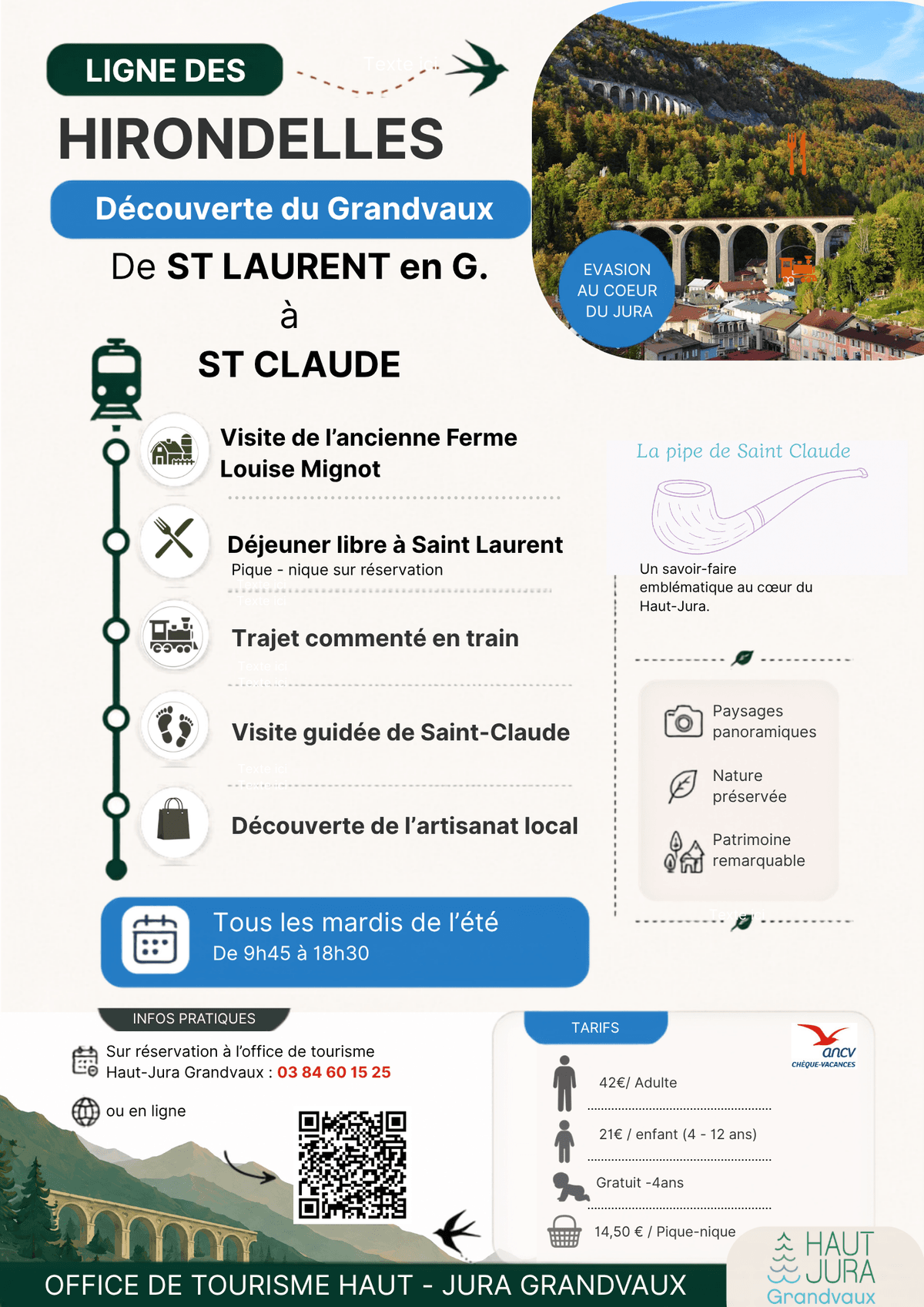 Illustration de l'événement : Excursion sur la Ligne des Hirondelles