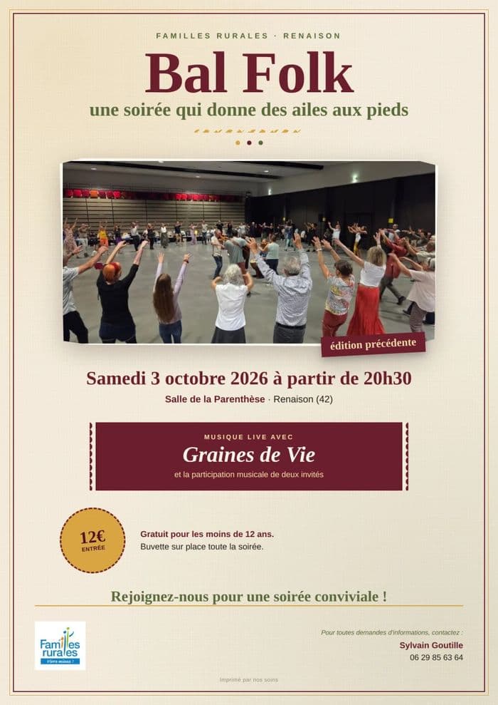 Illustration de l'événement : Bal Folk à Renaison