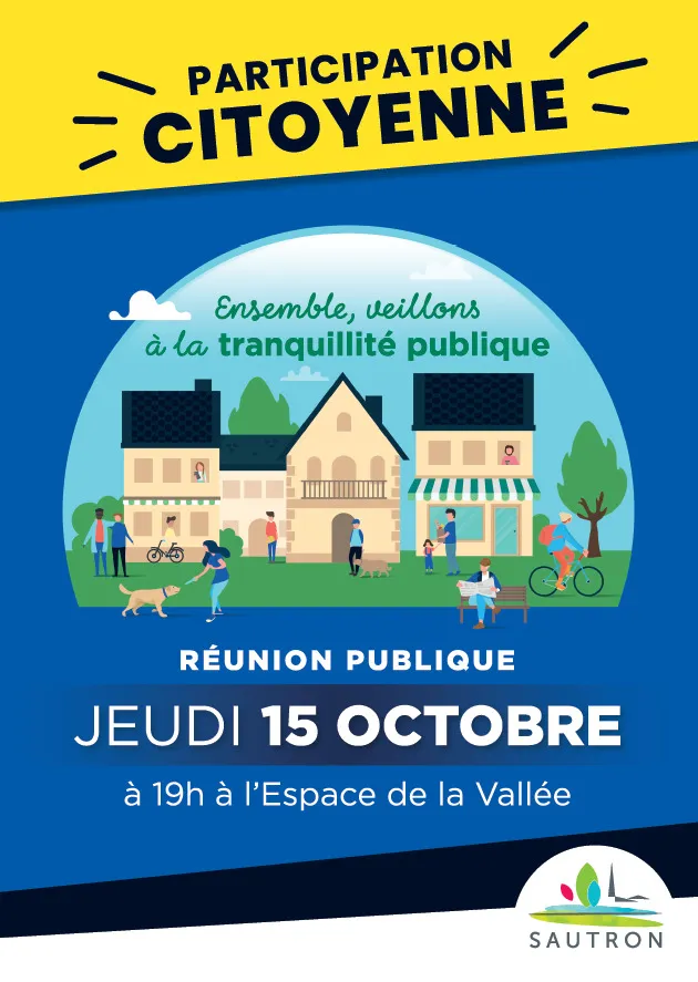 Illustration de l'événement : Réunion publique « Participation citoyenne » : ensemble, renforçons la prévention !