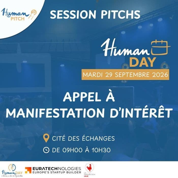 Illustration de l'événement : Sessions de pitchs Startups - Human Day