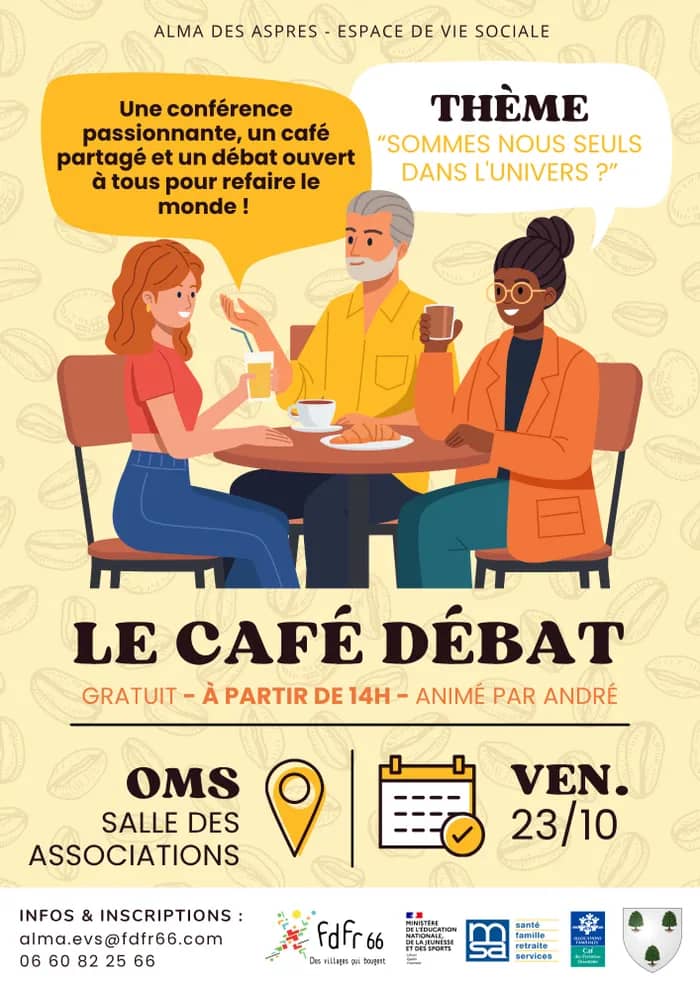 Illustration de l'événement : Le café débat