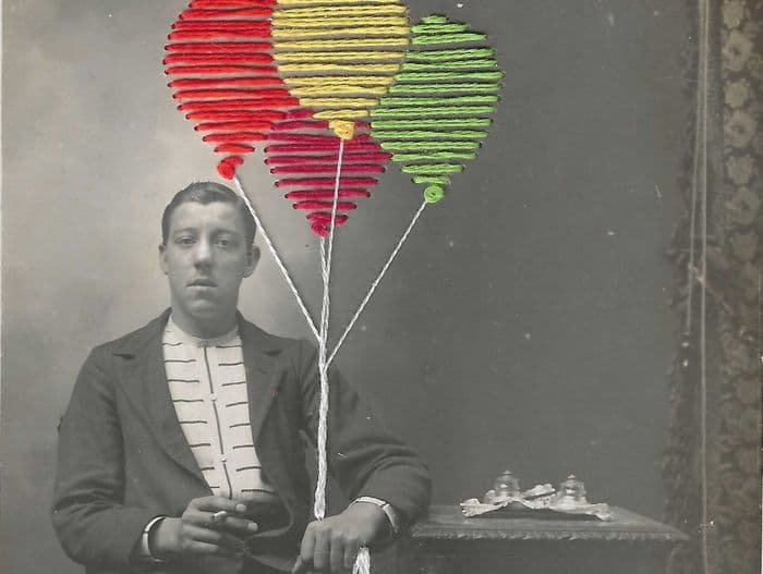 Illustration de l'événement : Atelier broderie sur photos « Au fil des archives »