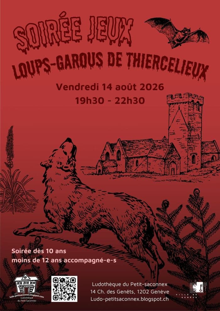 Illustration de l'événement : Soirée jeux Spéciale Loups-garous de Thiercelieux