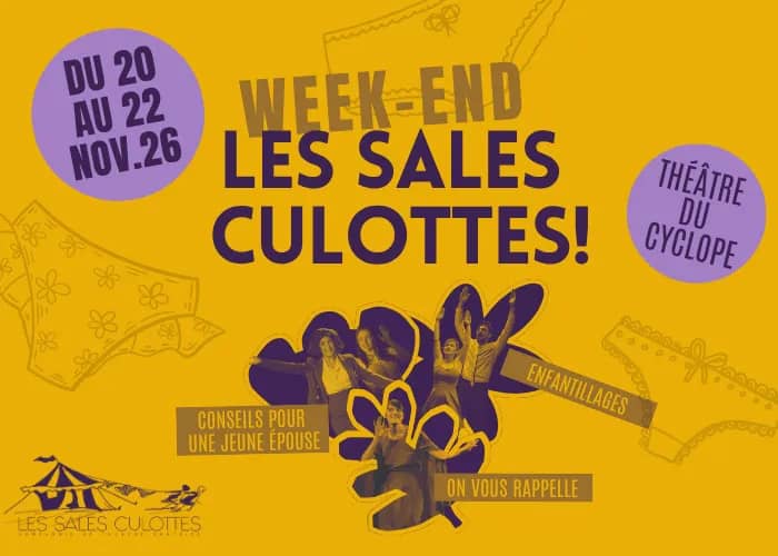 Illustration de l'événement : Week-end Les Sales Culottes
