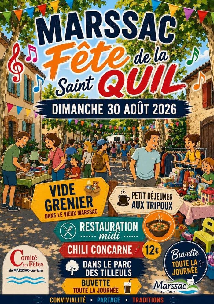 Illustration de l'événement : Vide grenier de la Saint Quil