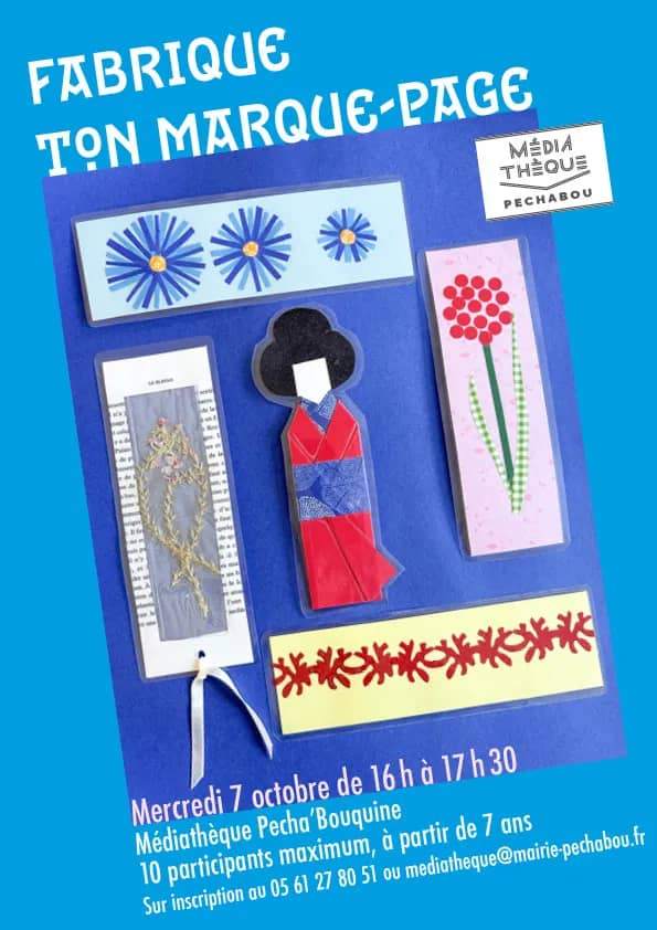 Illustration de l'événement : Atelier fabrique ton marque-page