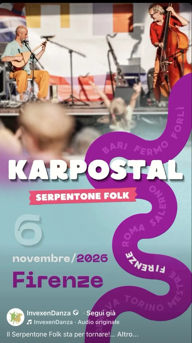 Illustration de l'événement : Karpostal a Firenze