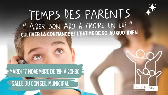 Illustration de l'événement : Temps des parents "Aider son ado à croire en lui"