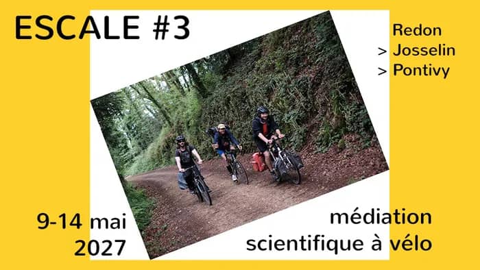 Illustration de l'événement : Projet ESCALE #3 : médiation scientifique à vélo en mai 2027