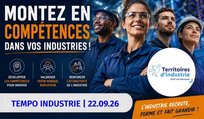 Illustration de l'événement : Montez en compétences dans vos industries