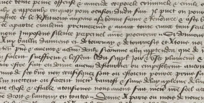 Illustration de l'événement : Mardi aux Archives : Paléographie médiévale