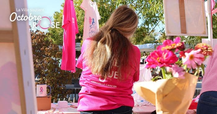 Illustration de l'événement : Octobre rose s’invite sur le marché municipal