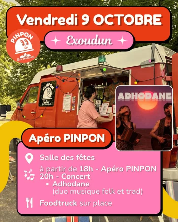 Illustration de l'événement : Adhodane avec PINPON - Bar ambulant à Exoudun