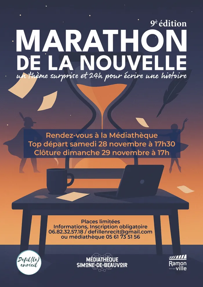Illustration de l'événement : Marathon d'écriture de nouvelle en 24 heures