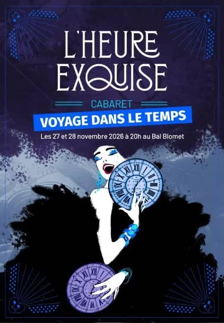Illustration de l'événement : Spectacle | L'Heure Exquise voyage dans le temps