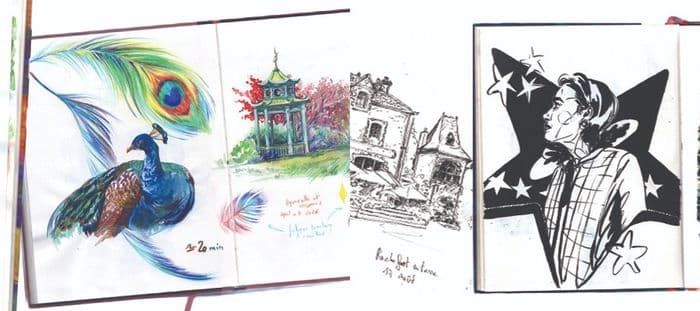 Illustration de l'événement : Stage de dessin : Carnet de voyage !