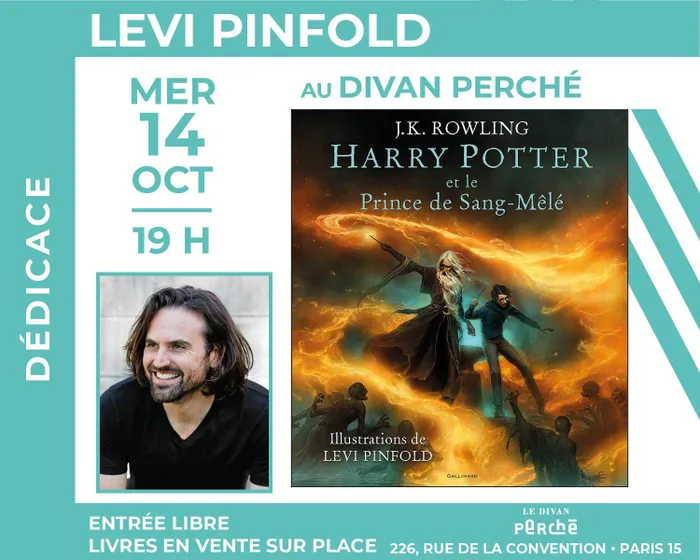 Illustration de l'événement : L'artiste Levi Pinfold dédicace l'album illustré « Harry Potter et le Prince de sang mêlé »