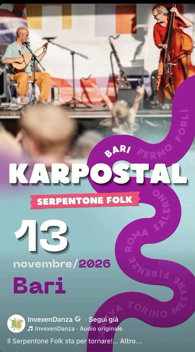 Illustration de l'événement : Karpostal a Bari