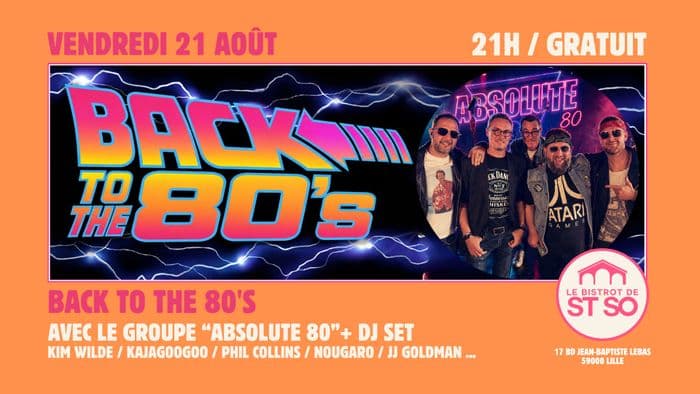 Illustration de l'événement : Back To The 80's !