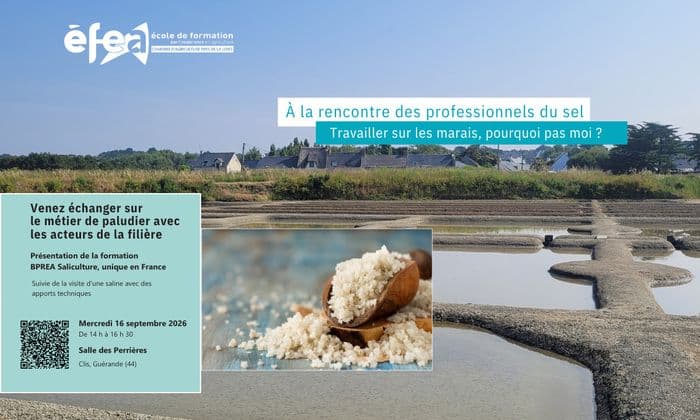 Illustration de l'événement : Journée découverte - Formation saliculture (44)