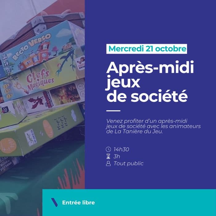 Illustration de l'événement : Après-midi jeux de société